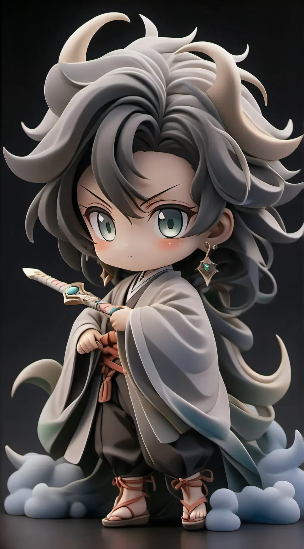 ai character: hashira star background