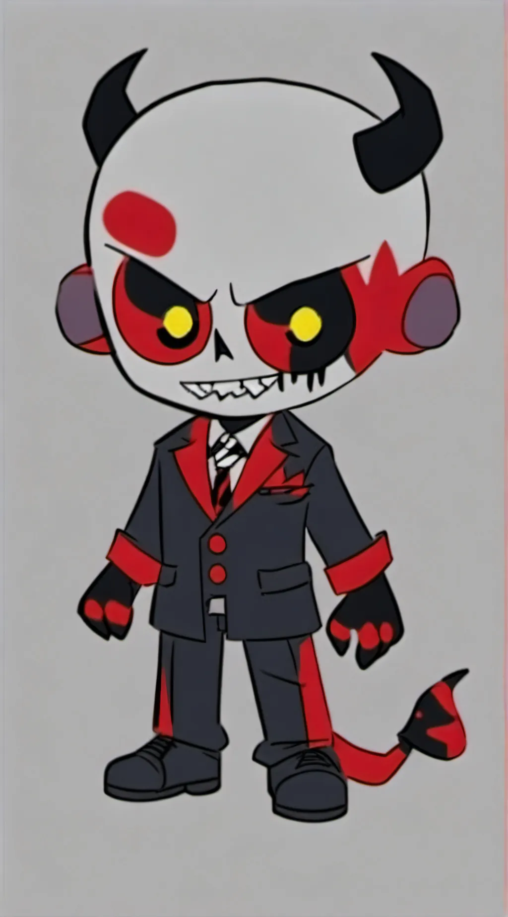 ai character: HELLUVA BOSS  background