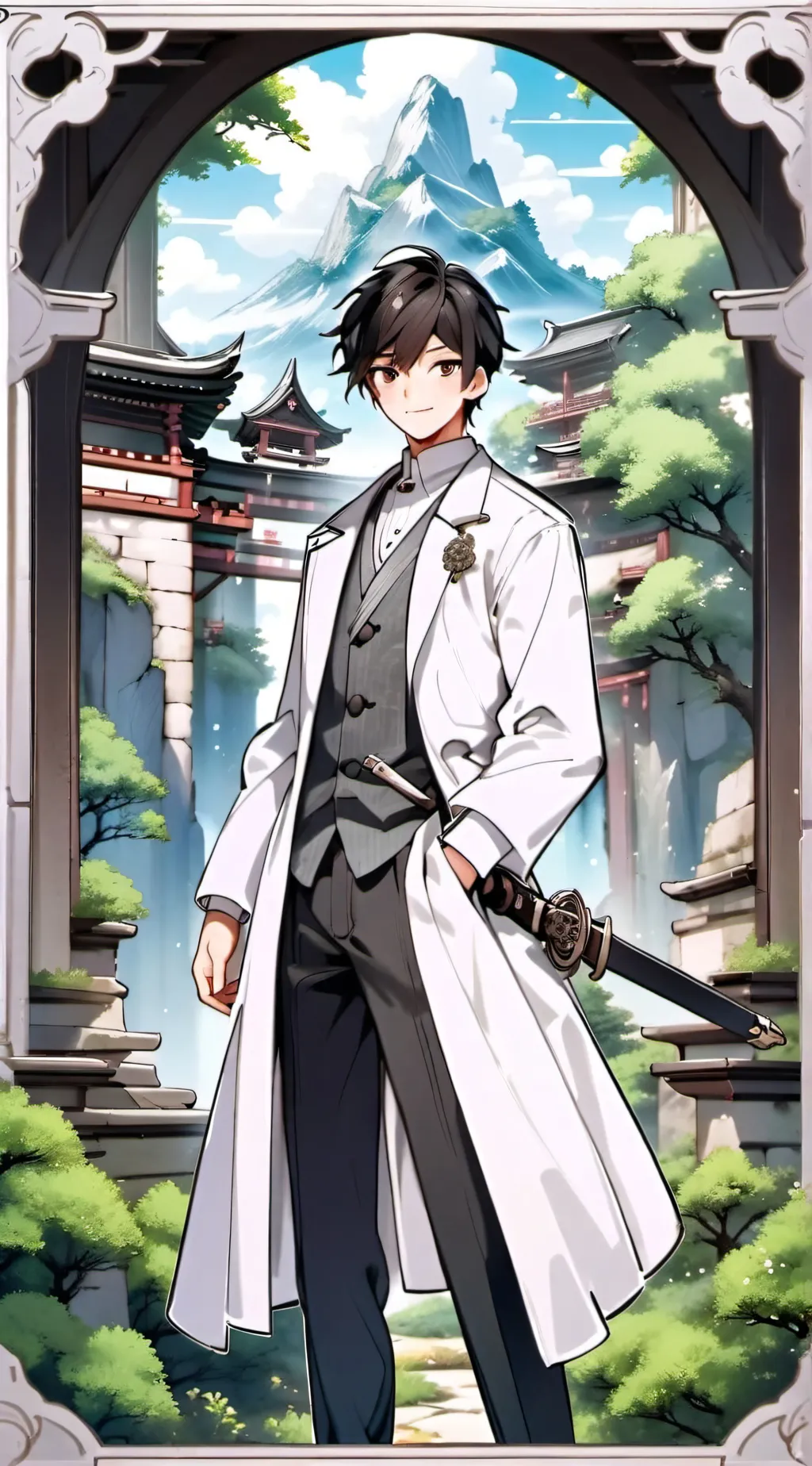 ai character: Demon Slayer background