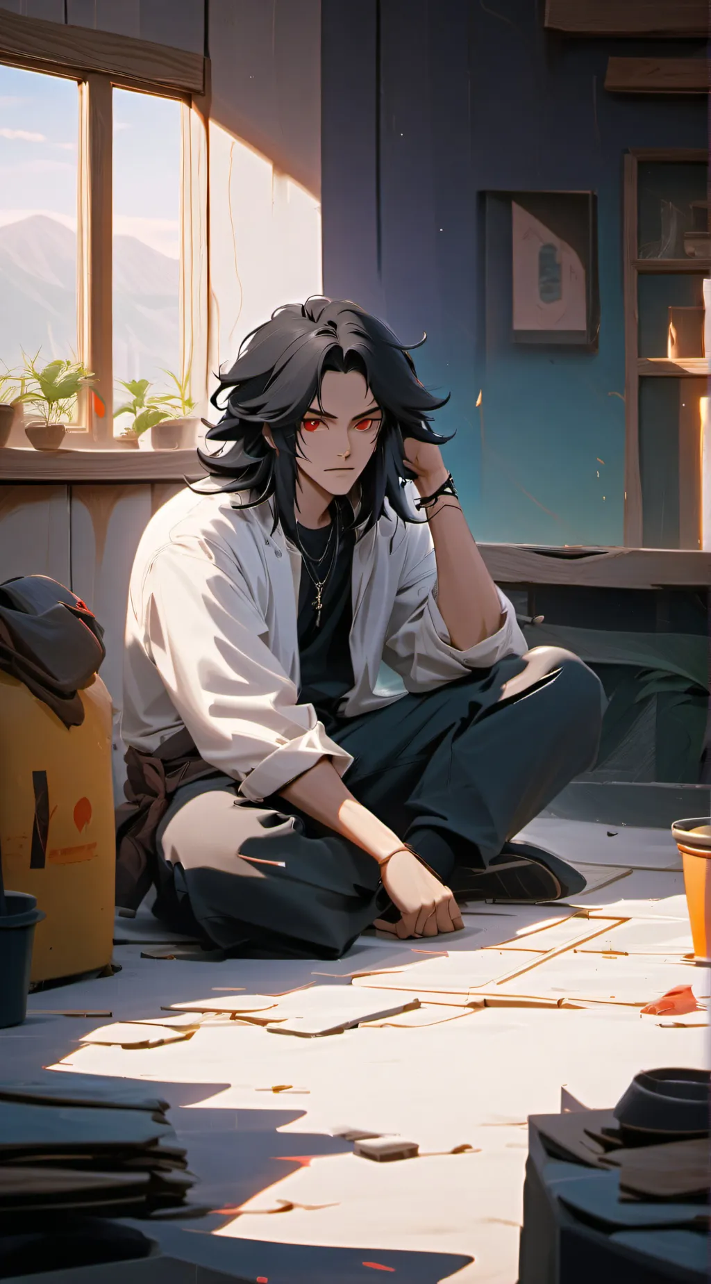 ai character: andrew background