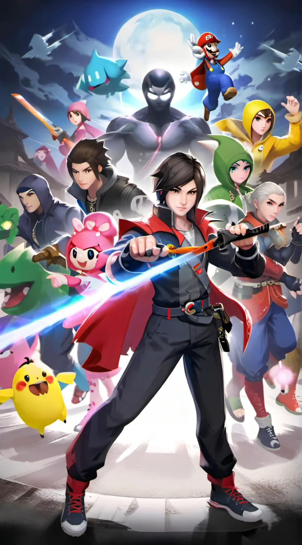 ai character: The smash bros background