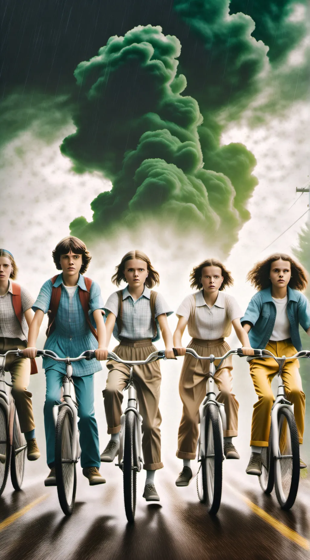 ai character: Stranger Things background