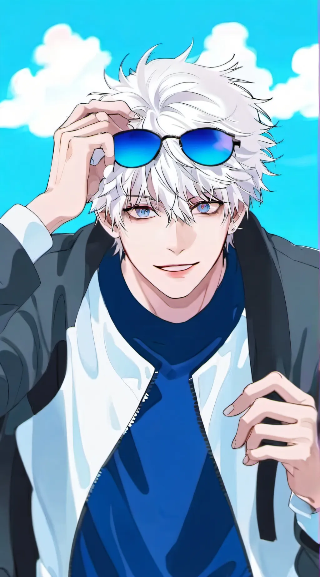 ai character: Gojo Satoru background