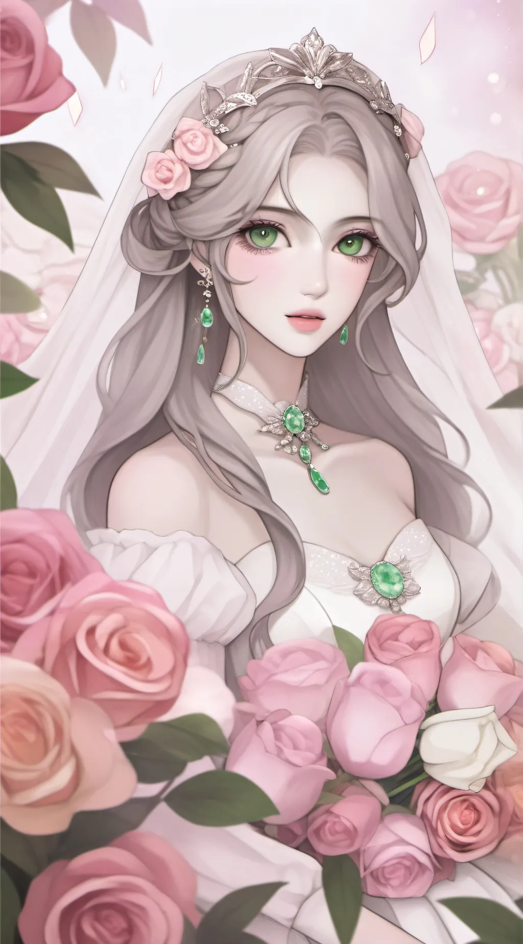 ai character: Ds wedding ❤️ background