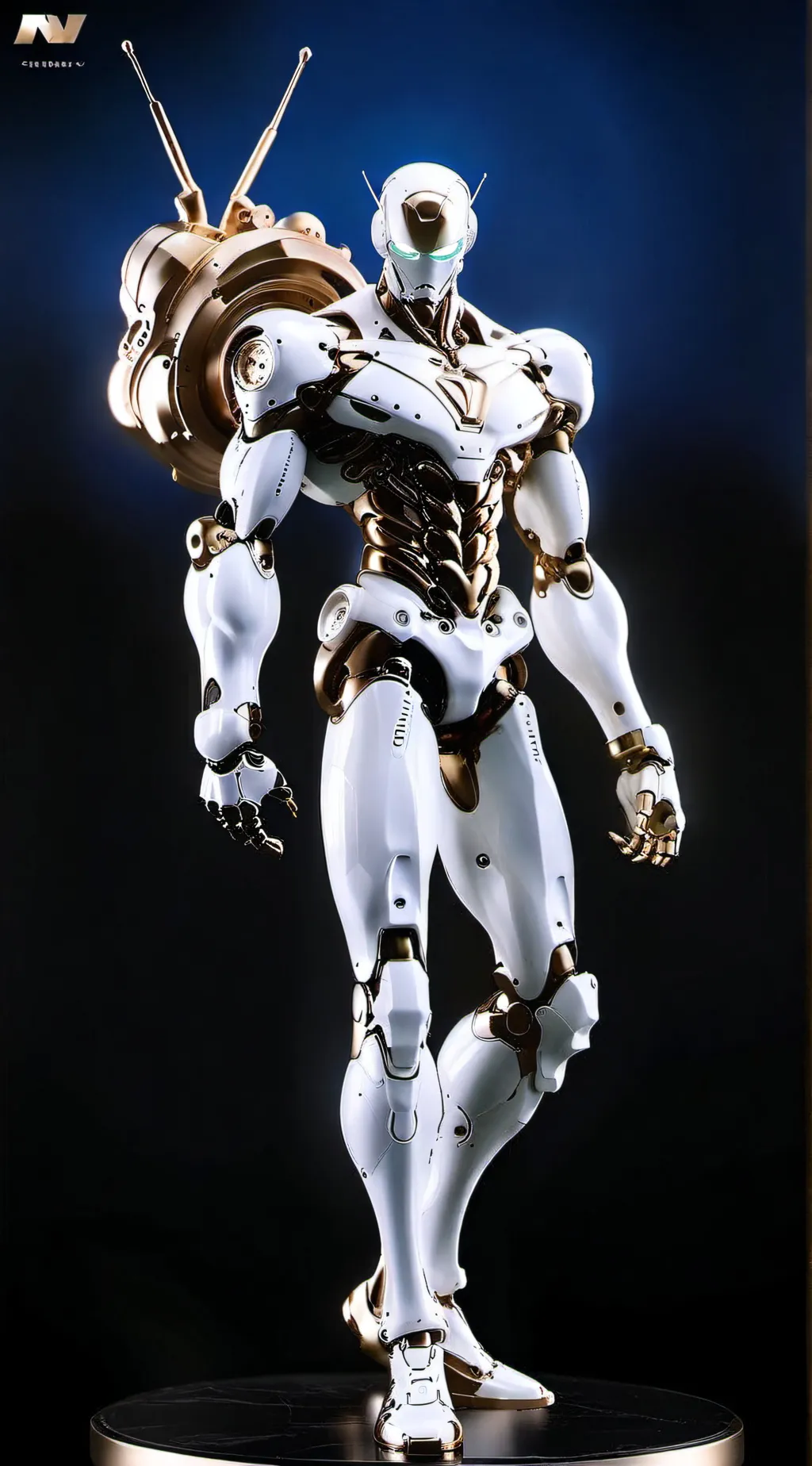 ai character: sus titan tv man background