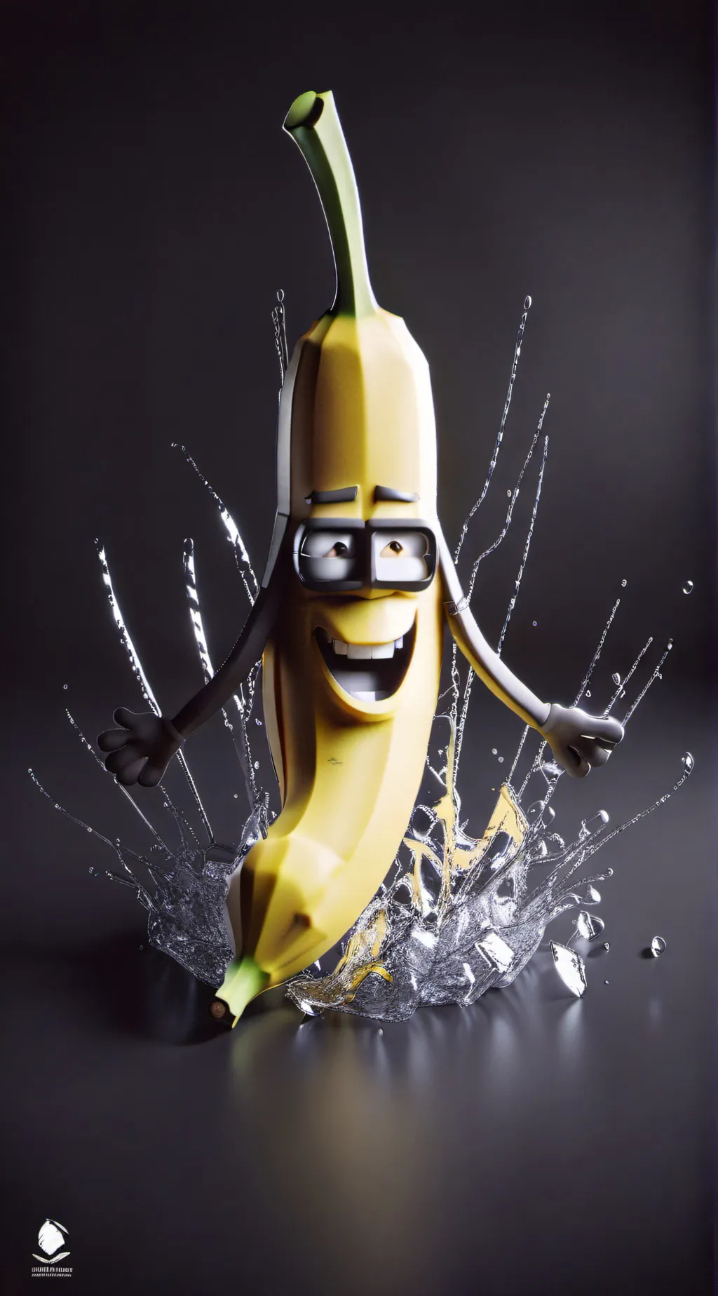 ai character: Banana bill background
