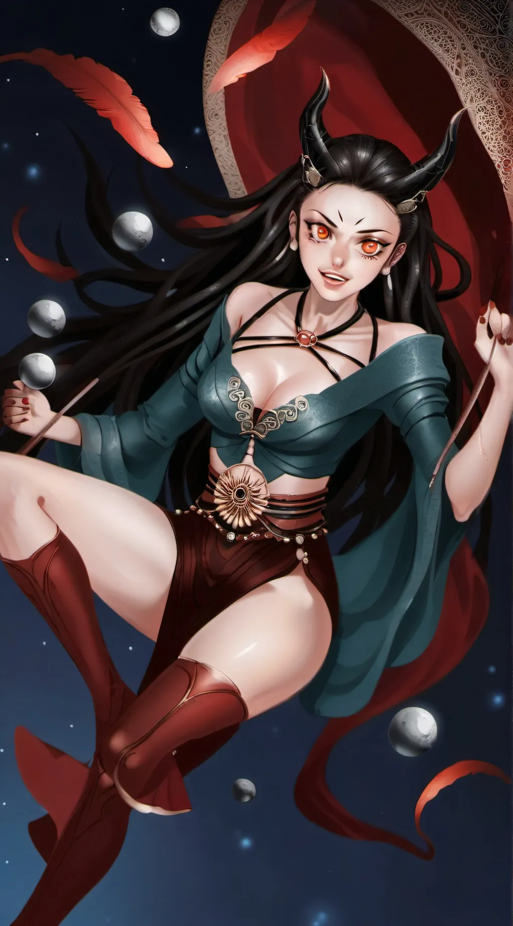 ai character: Demon slayer background