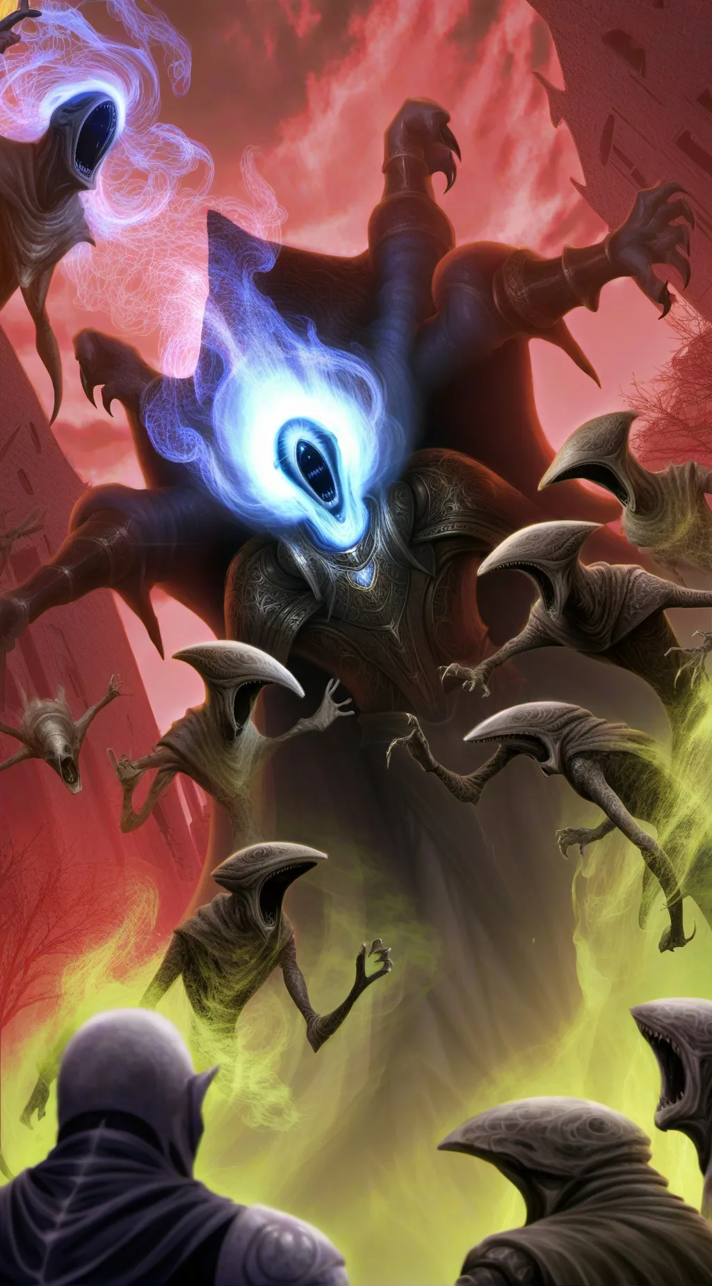 ai character: hive mind background