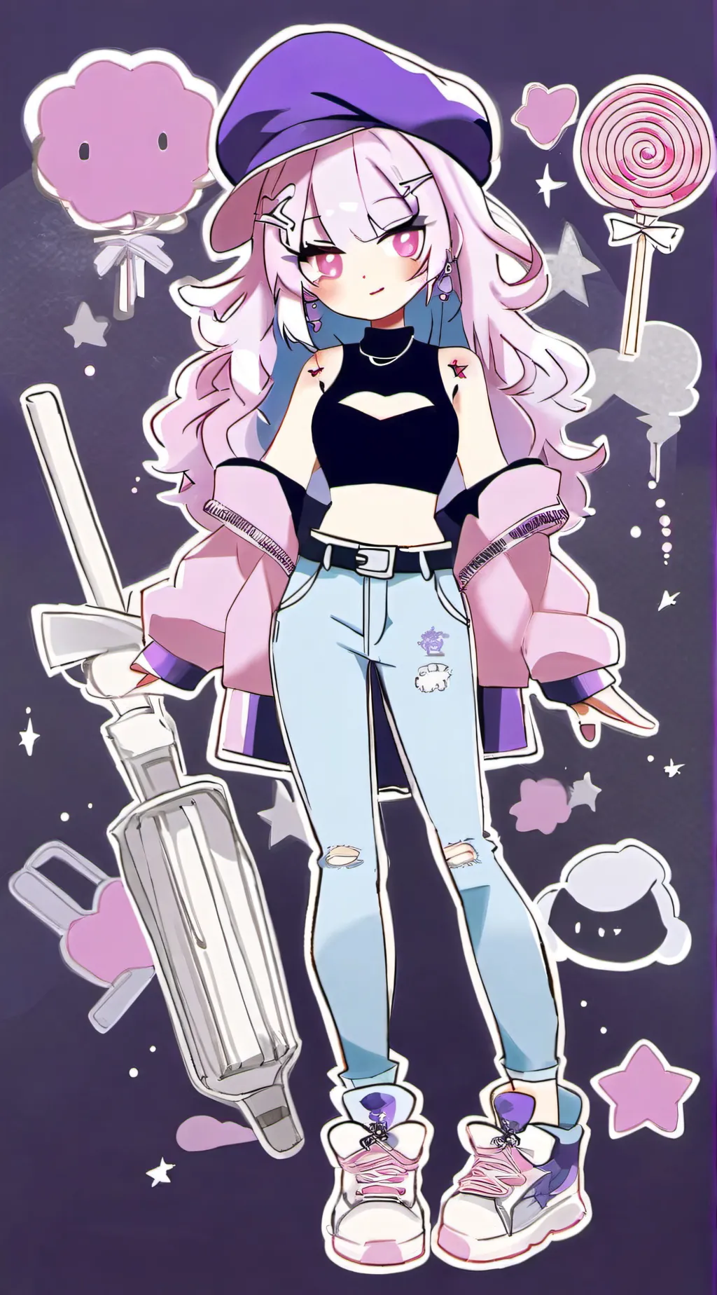 ai character: Vanilbean background