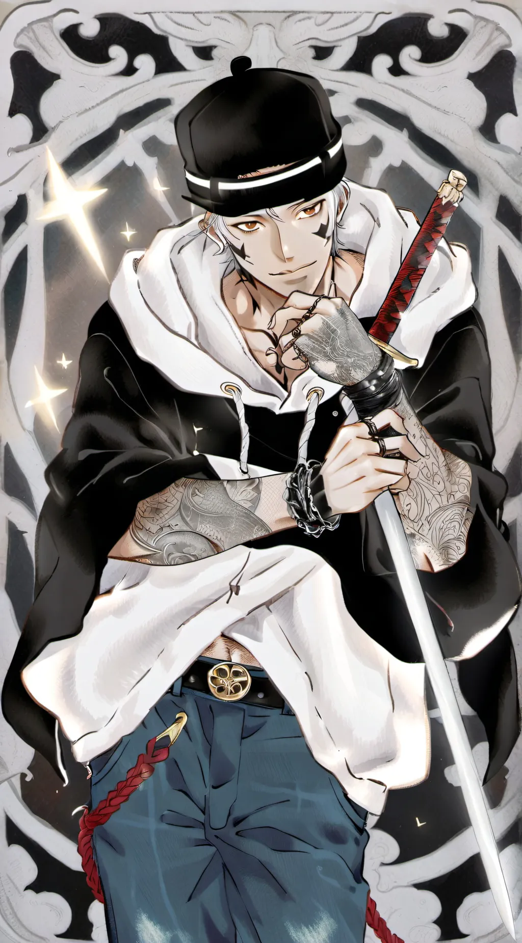 ai character: Law (one piece) background