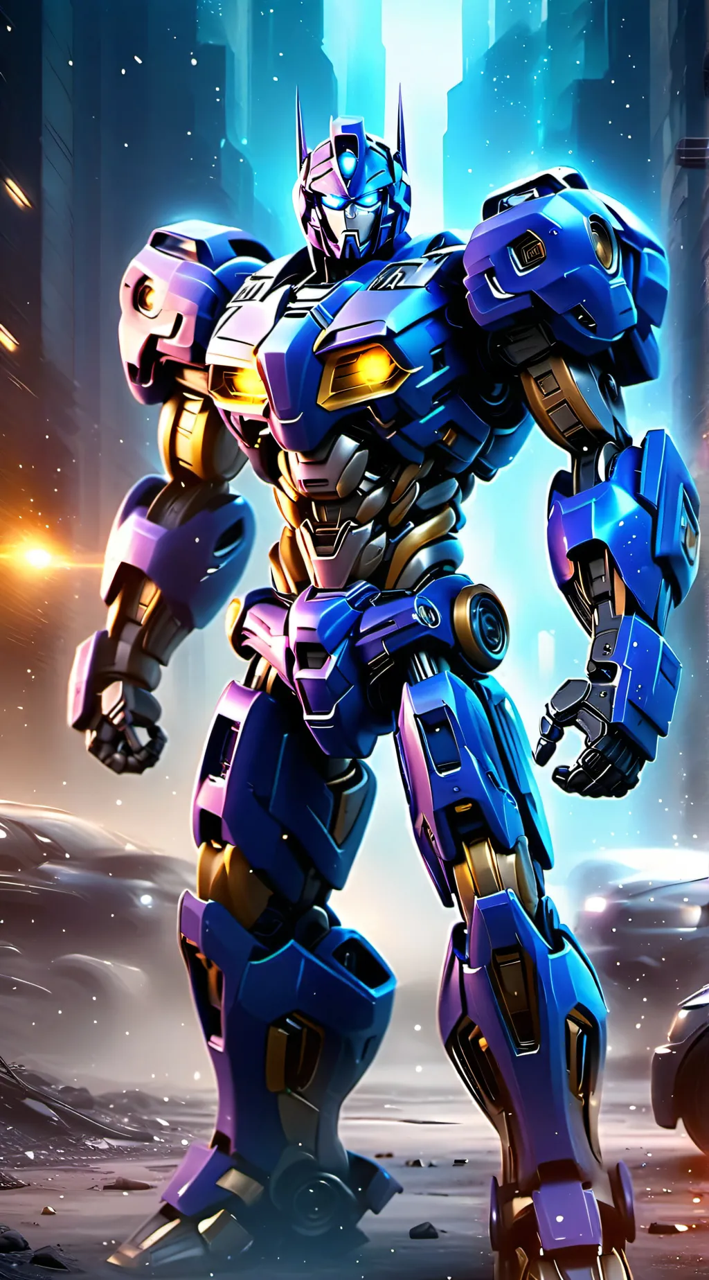 ai character: Corrupted titan  background