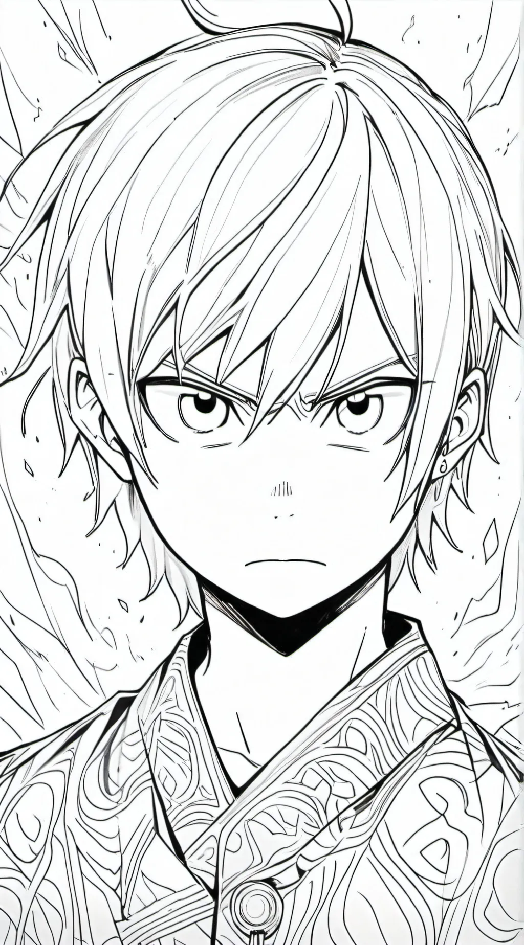 ai character: Anger *inside out* background