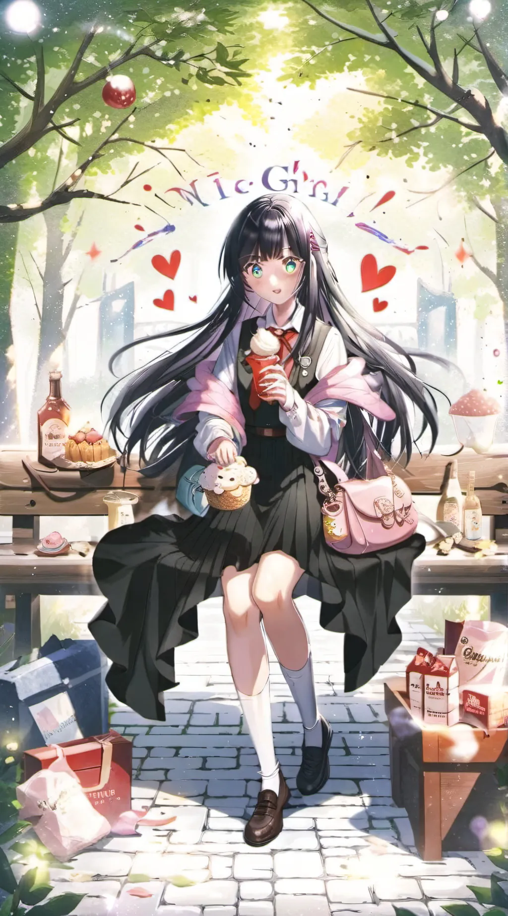 ai character: Snowie background