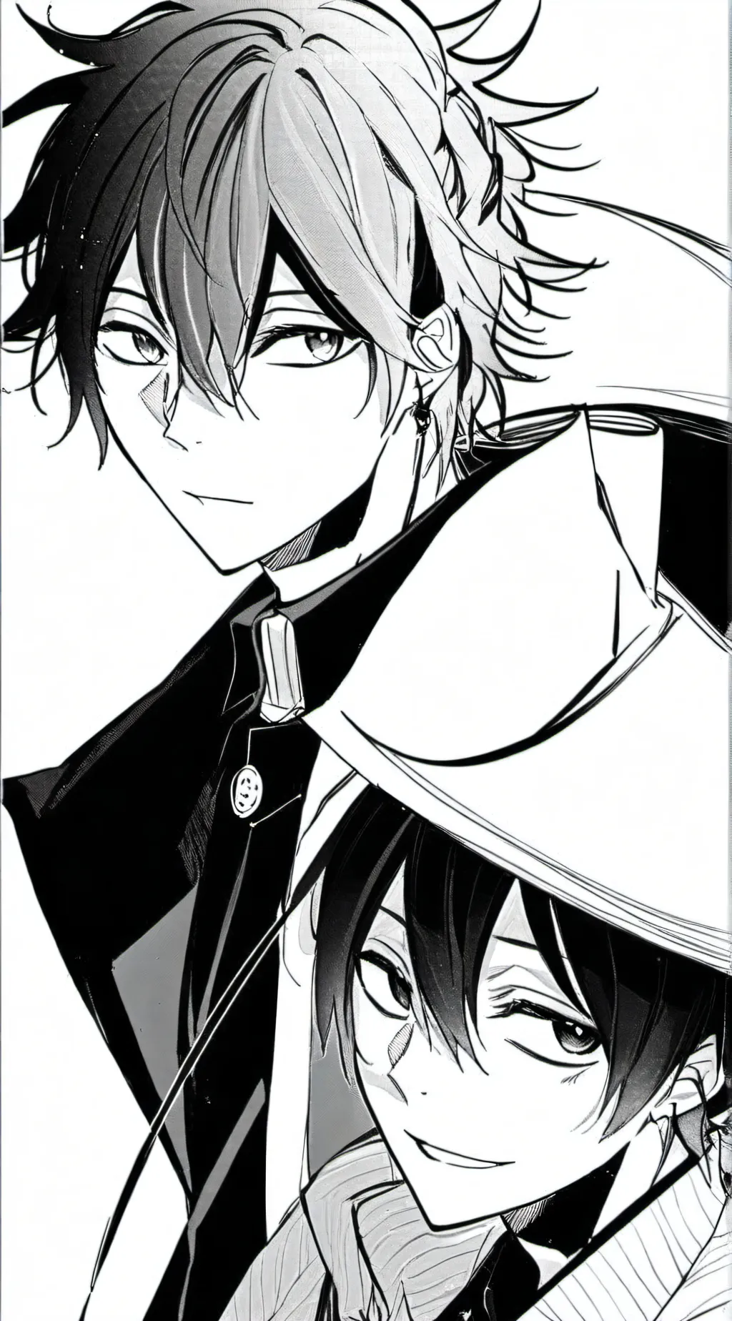 ai character: Dabi and shigaraki background