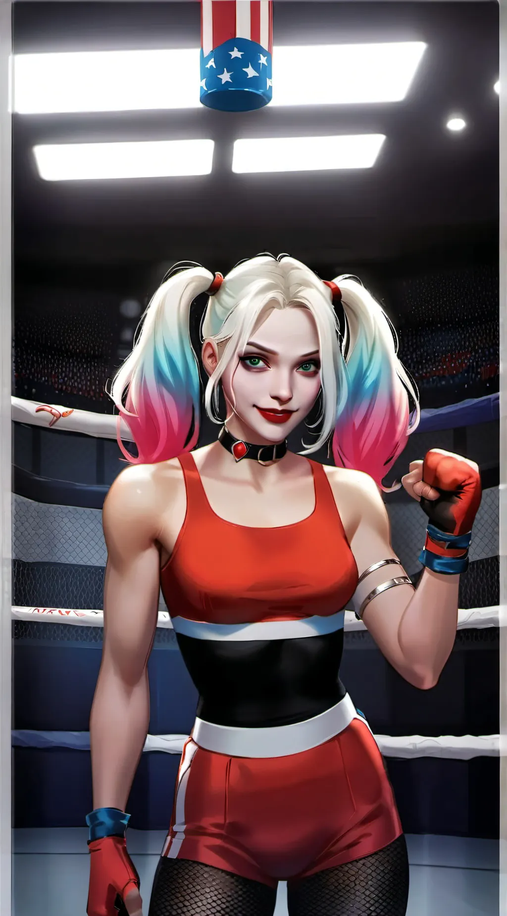 ai character: Harley Quinn  background