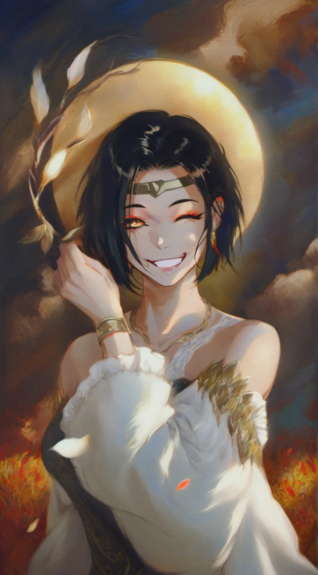 ai character: kaori Itatori  background