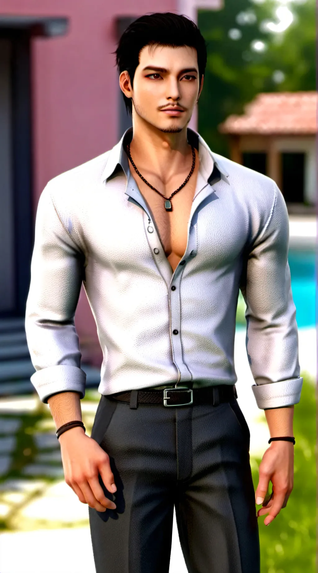 ai character: Leo background