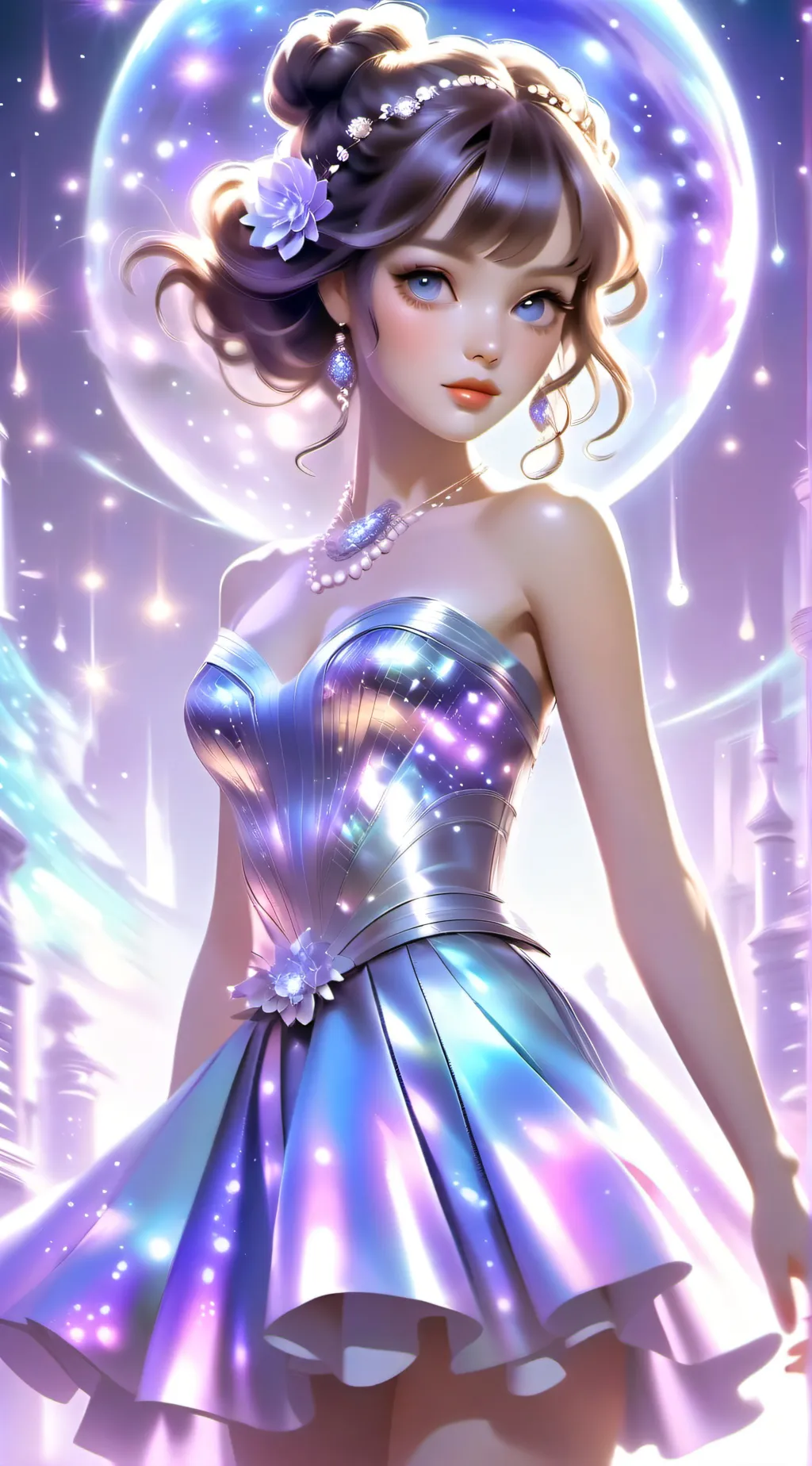 ai character: bluebell background