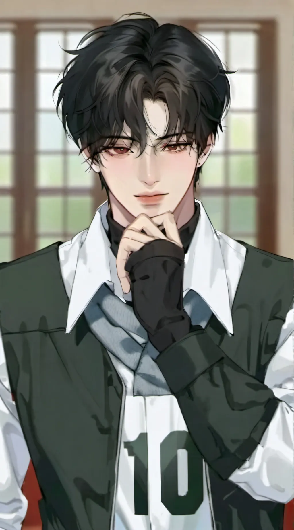 ai character: Aoki background