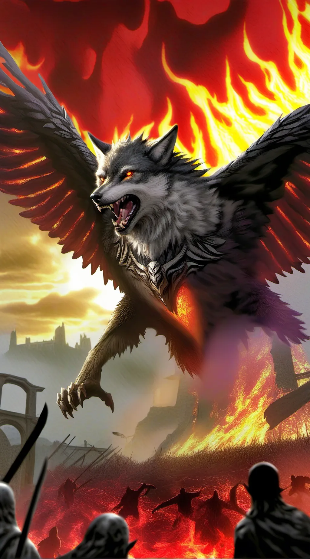 ai character: Flare background