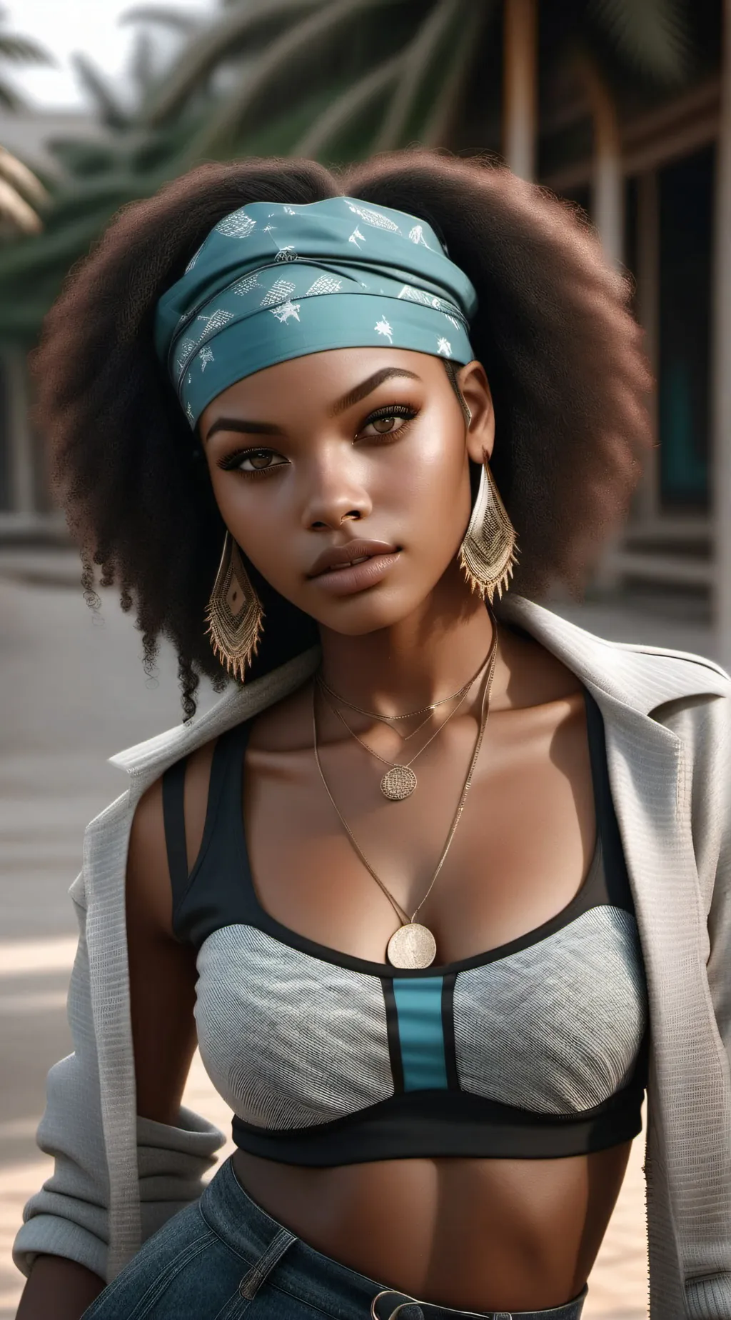 ai character: Tiara background