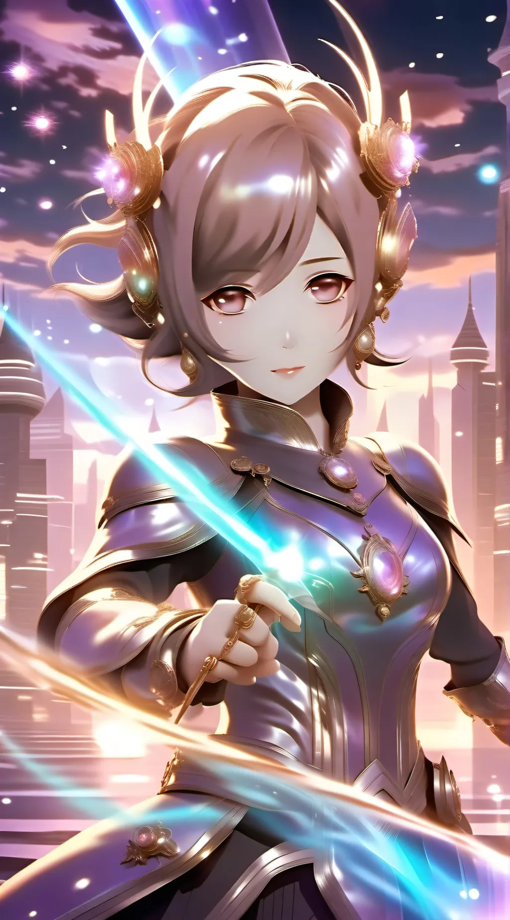 ai character: 🌸 Queen background