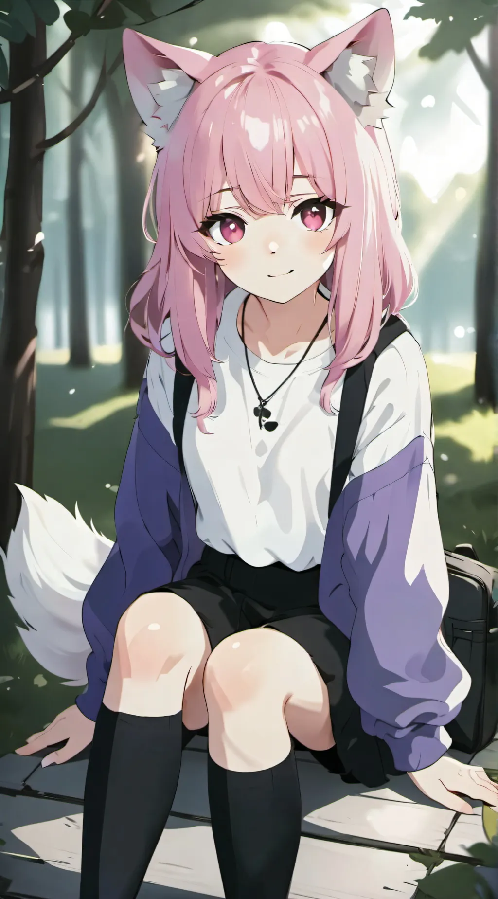 ai character: Kawaii~Chang background