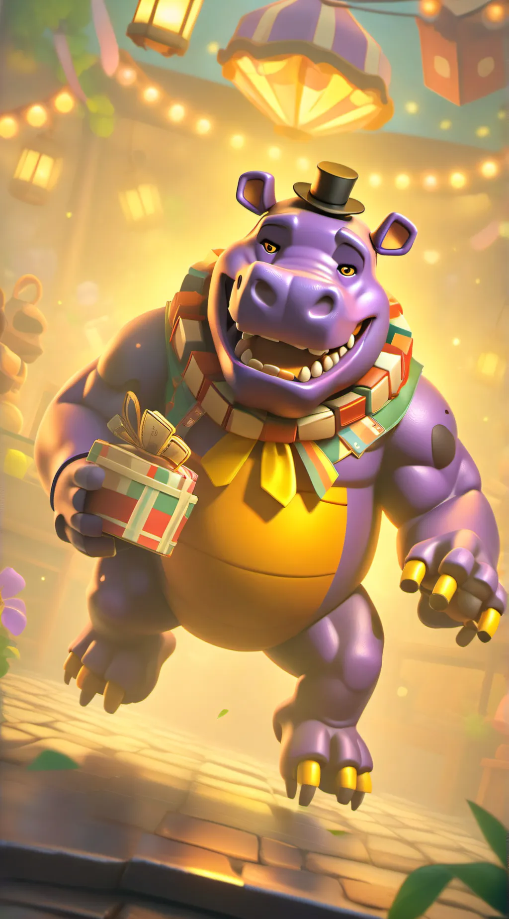 ai character: mr. hippo background