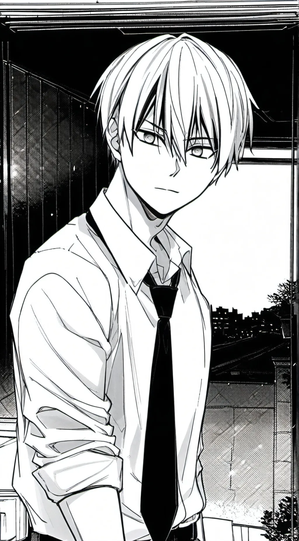 ai character: FIRST ONE IN SCHOO background