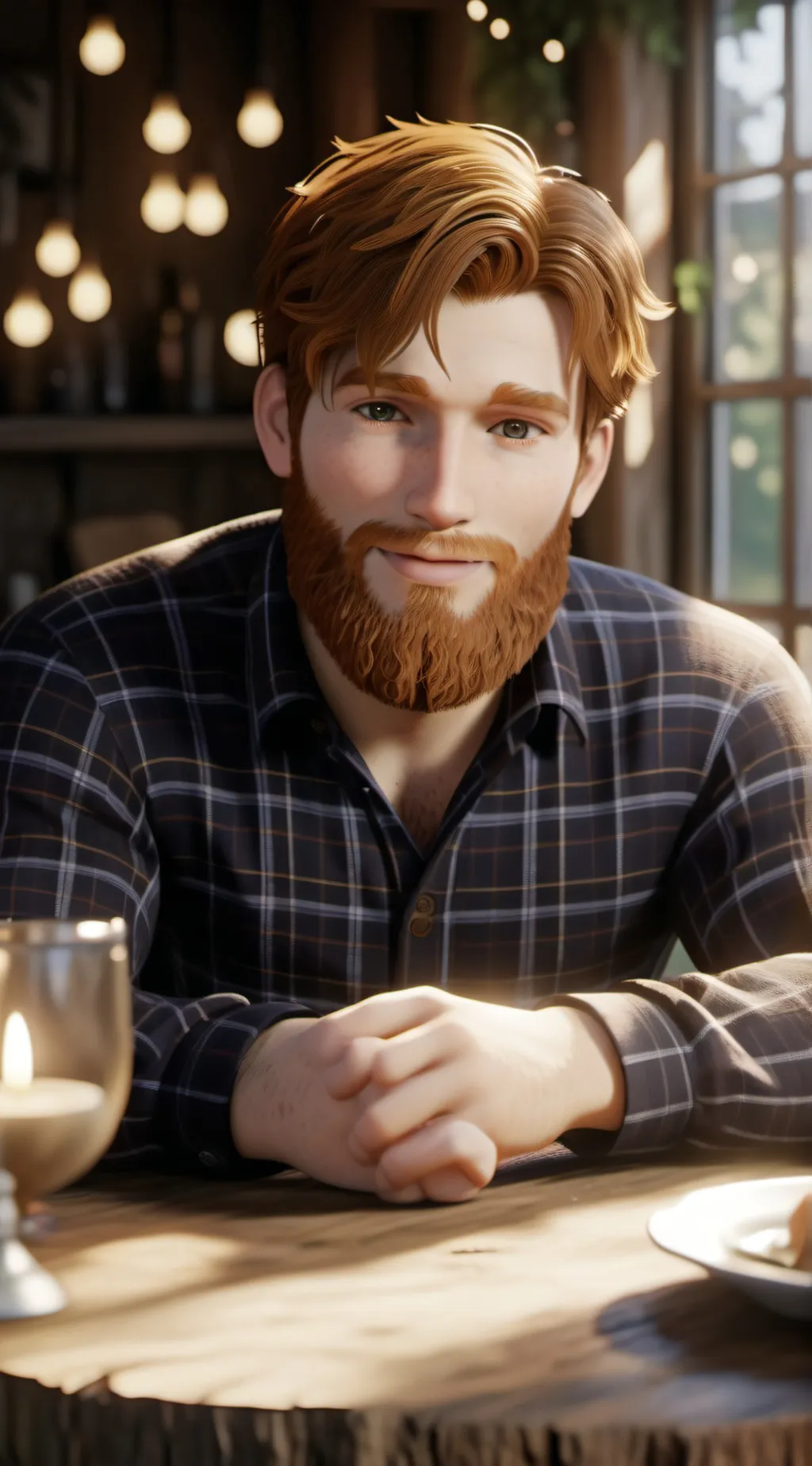 ai character: CaseOh background