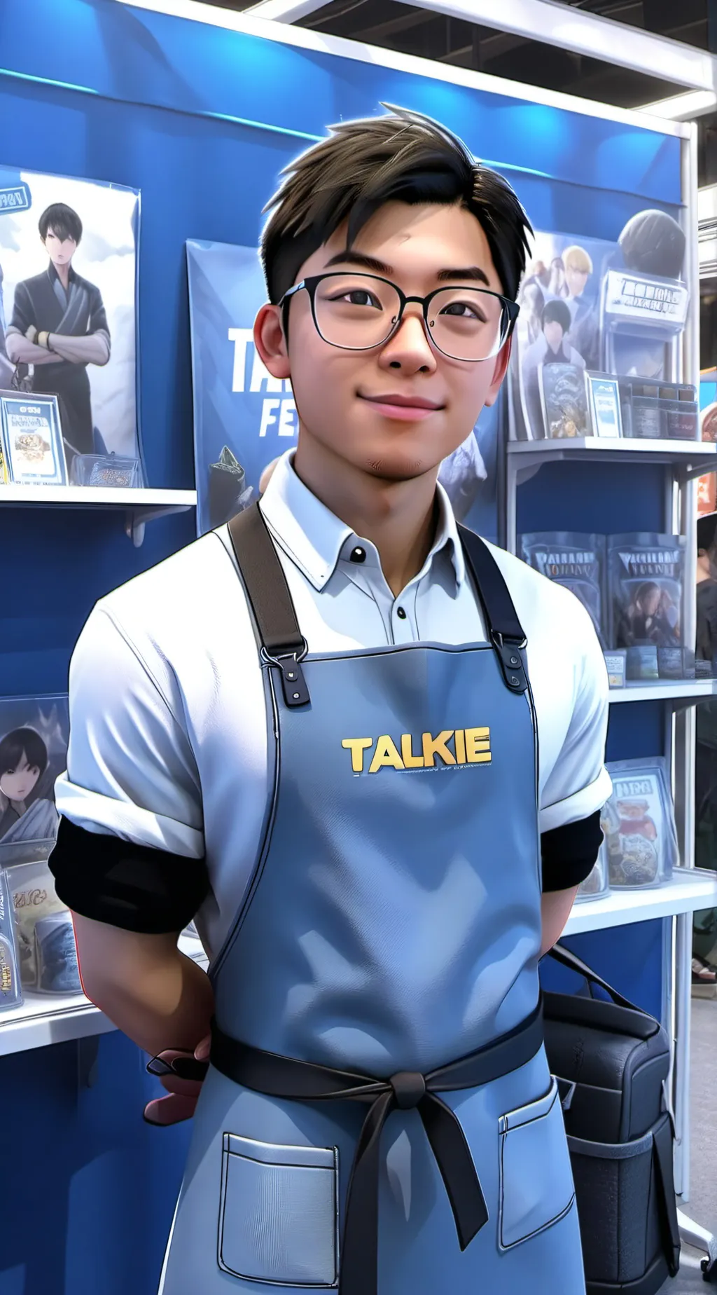 ai character: D.Ley's Anime Shop background