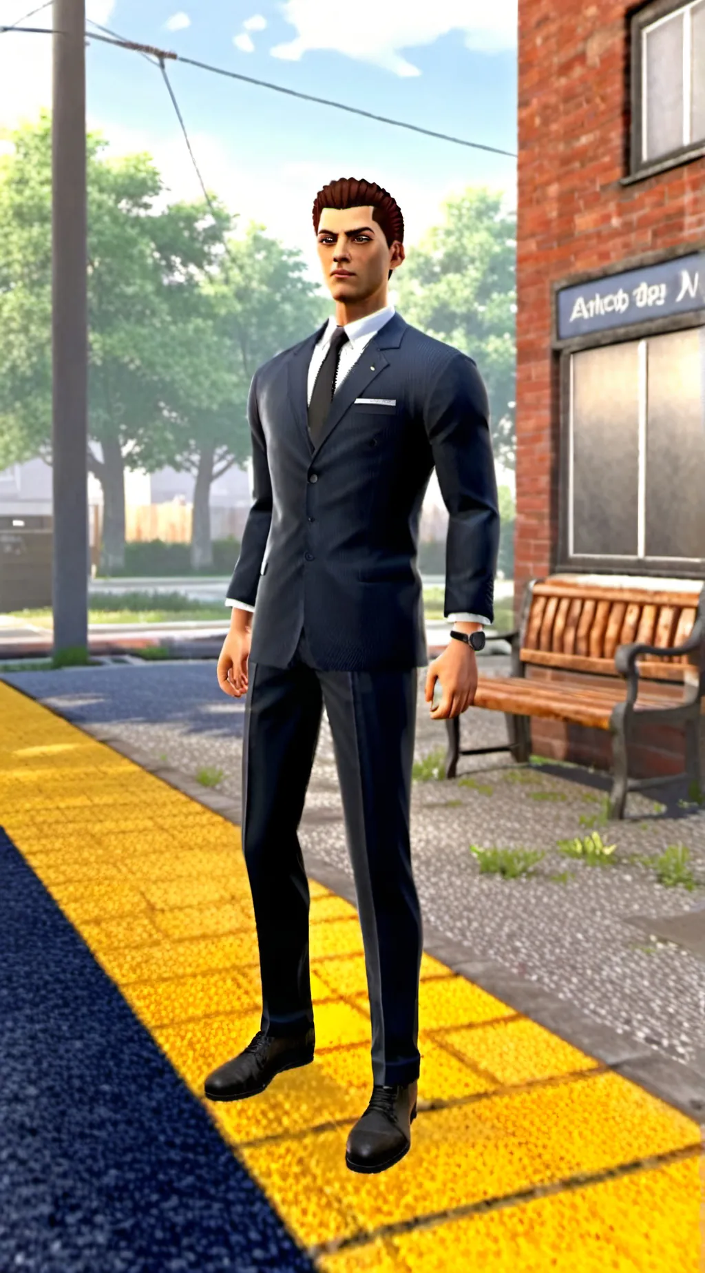 ai character: Mark the bully background