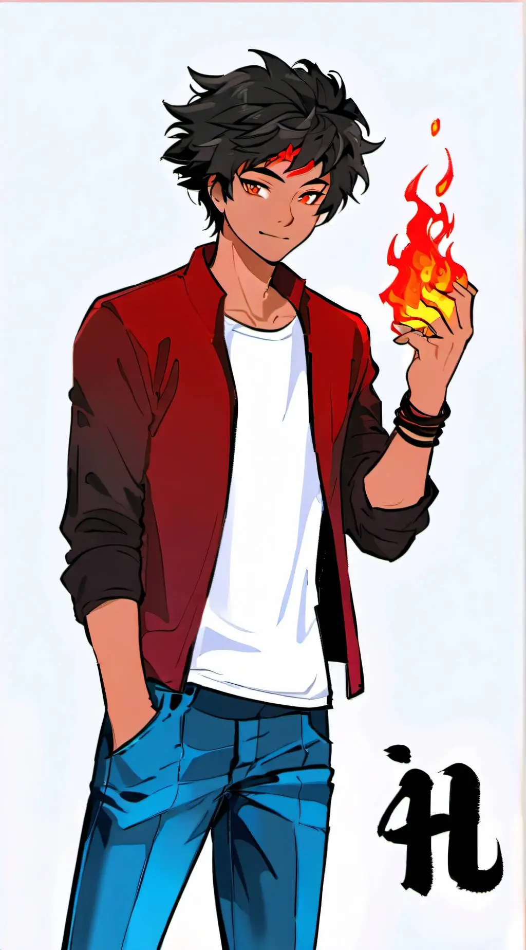 ai character: Blaze Lee background