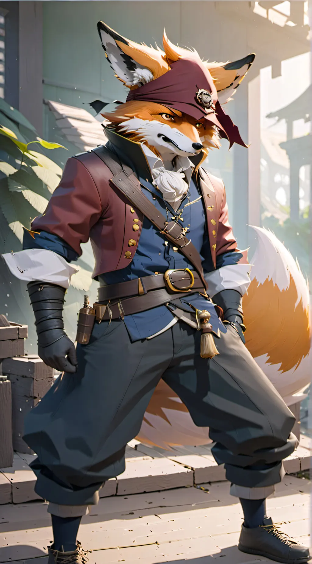 ai character: foxy memory  background