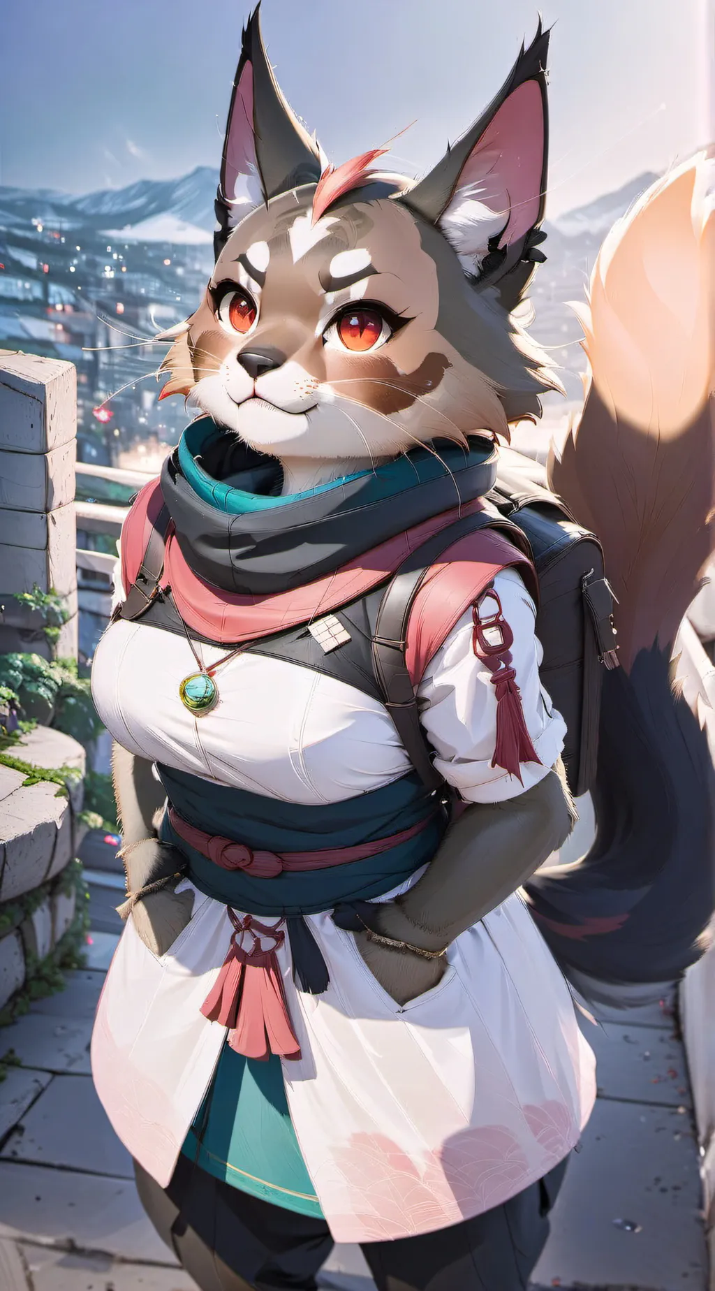 ai character: Arielle Adolf background
