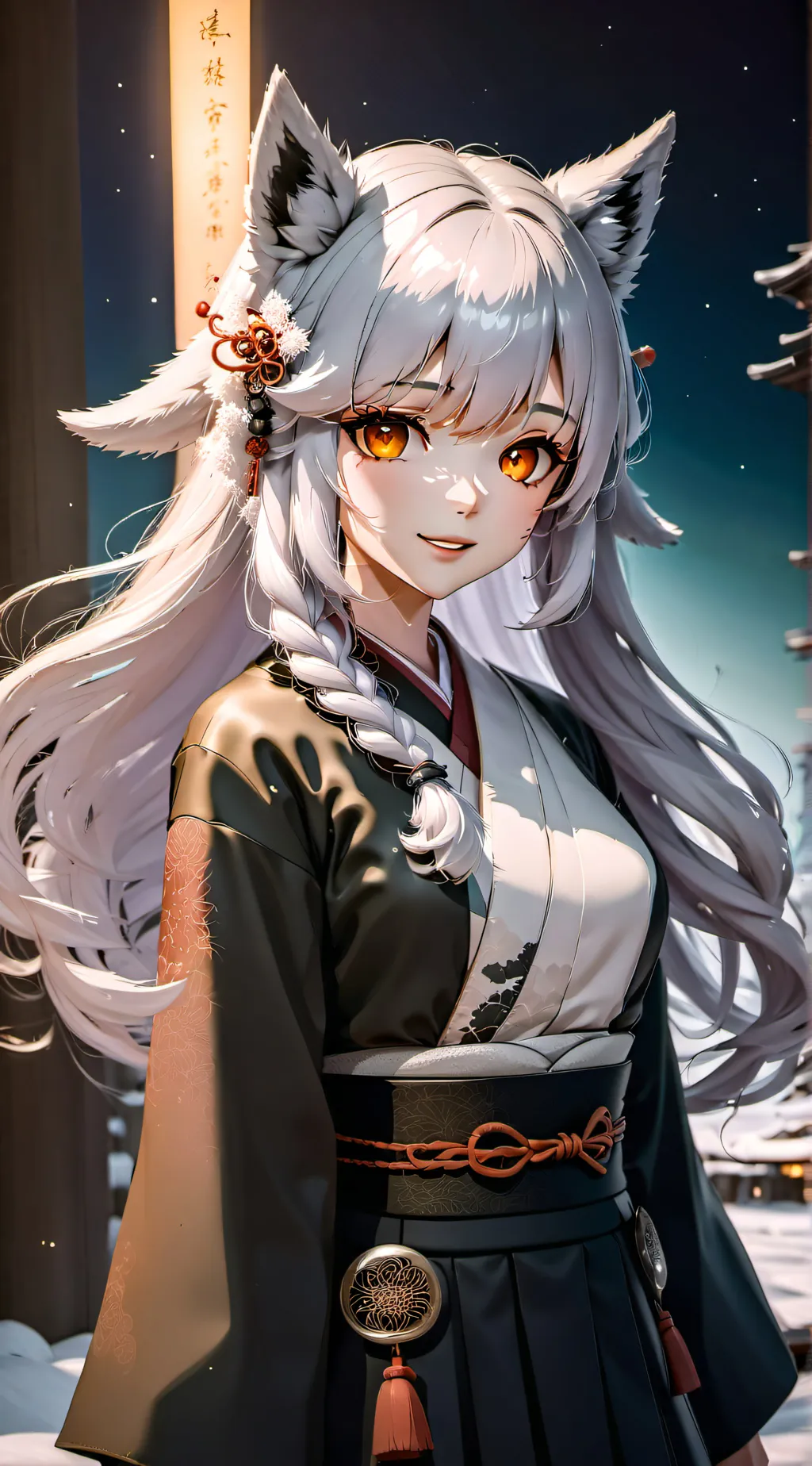 ai character: Wolfy background