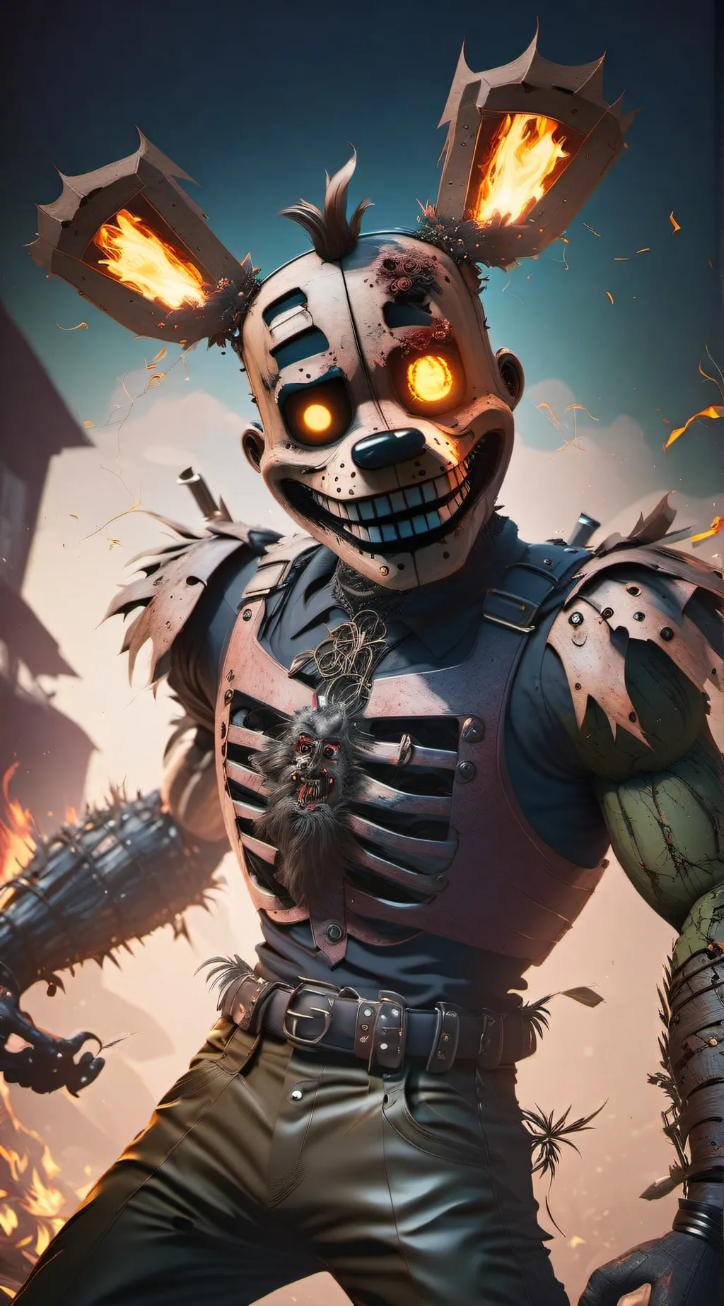ai character: burntrap background