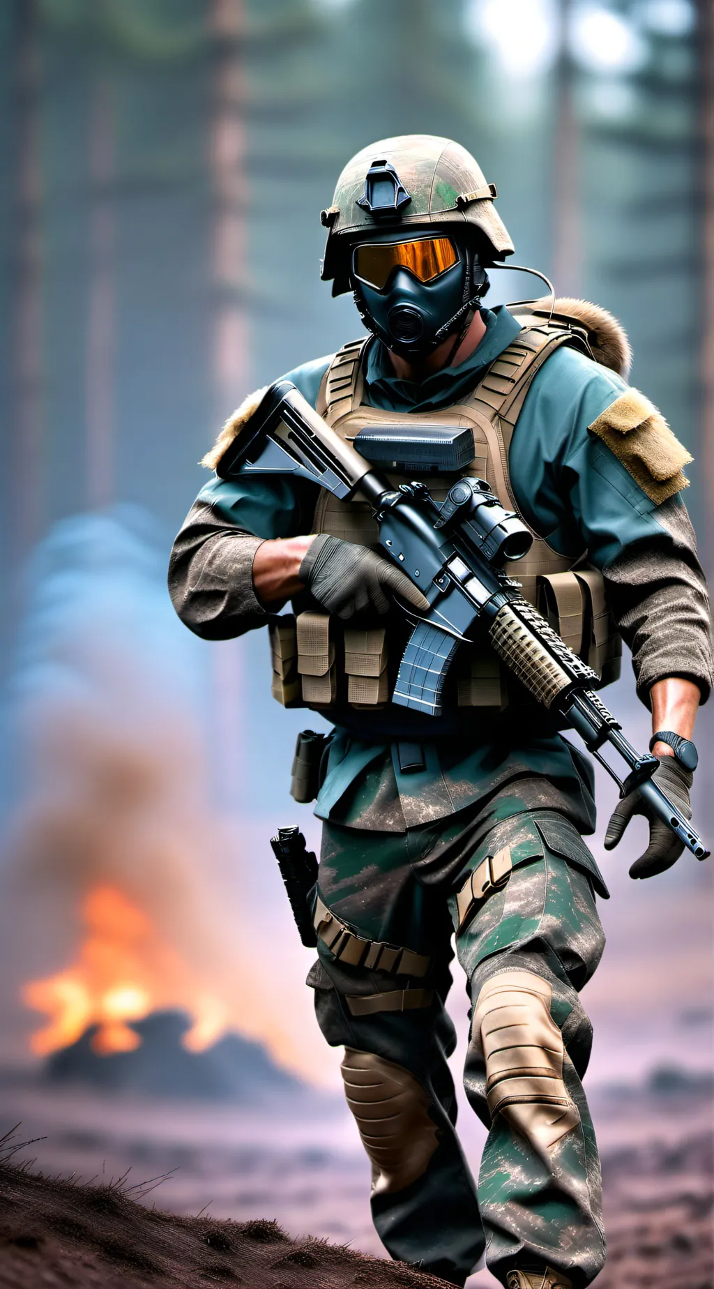 ai character: Sergeant Kay  background