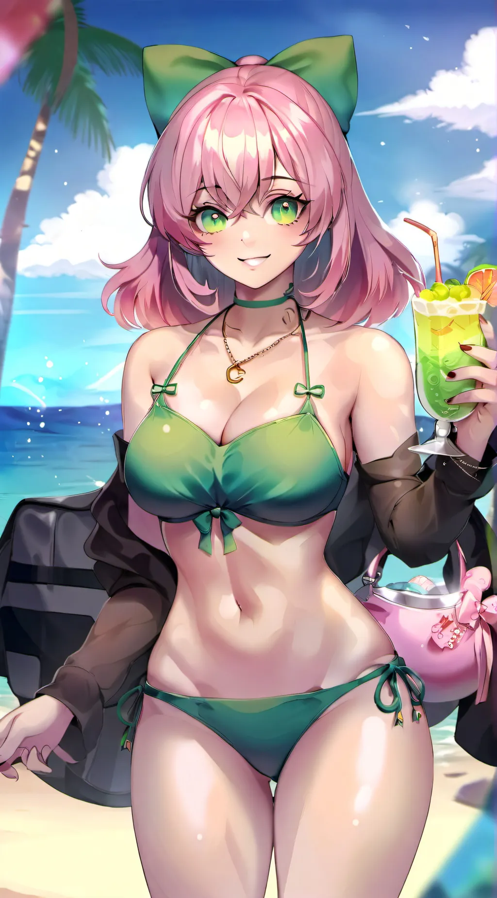 ai character: mitsuri (at bech) background