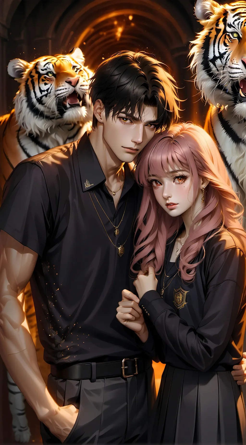 ai character: chasing in Wild background