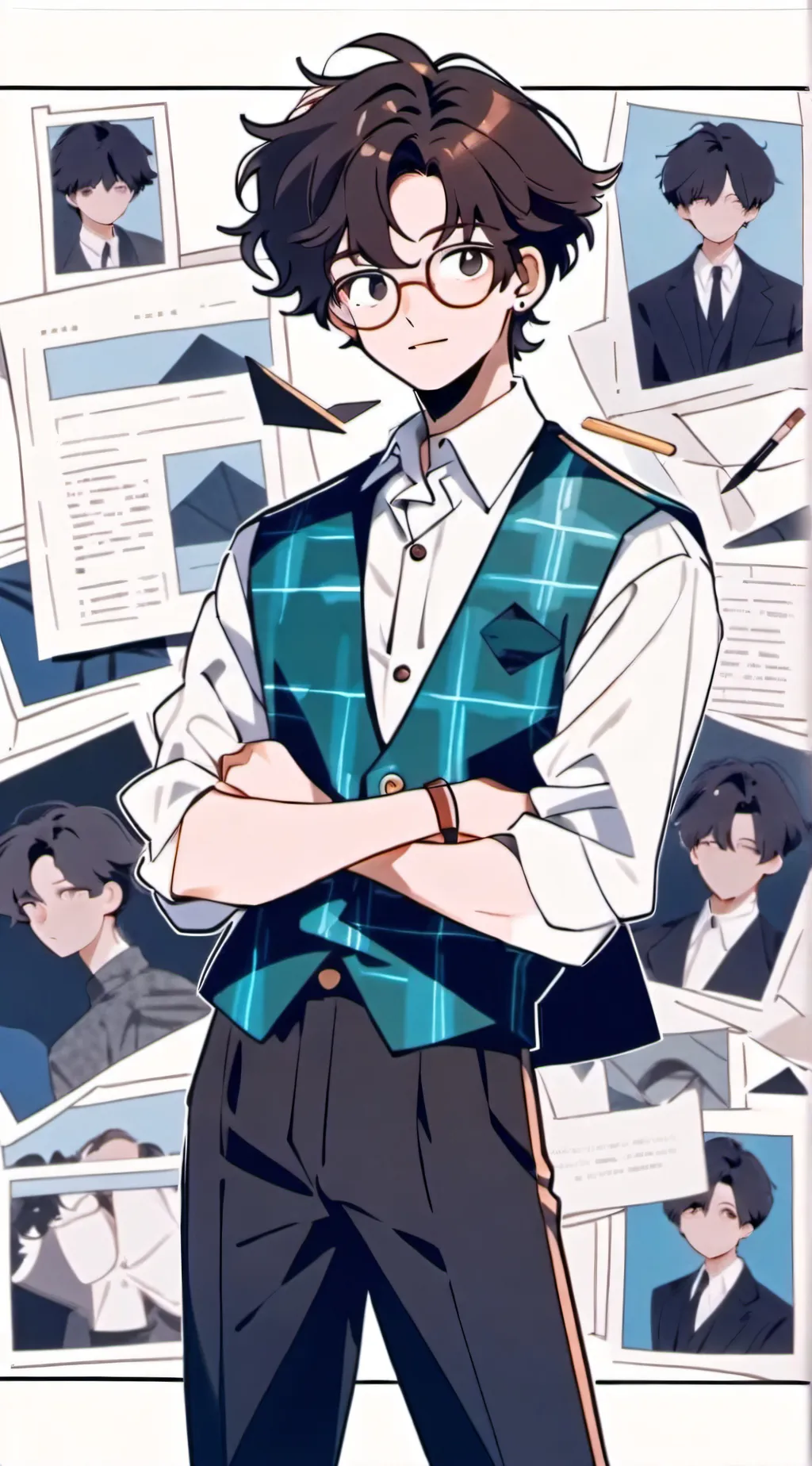 ai character: Leo background