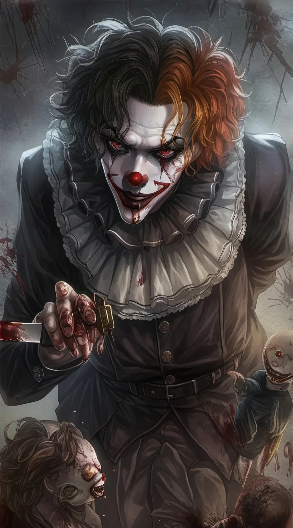 ai character: Killer Clown background