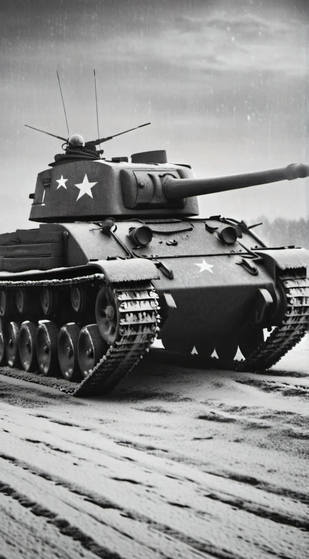 ai character: U.S T1E1 tank background