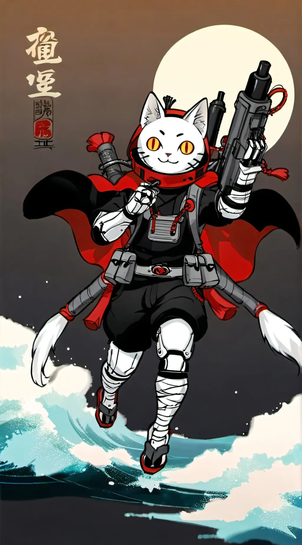 ai character: Robonyan background