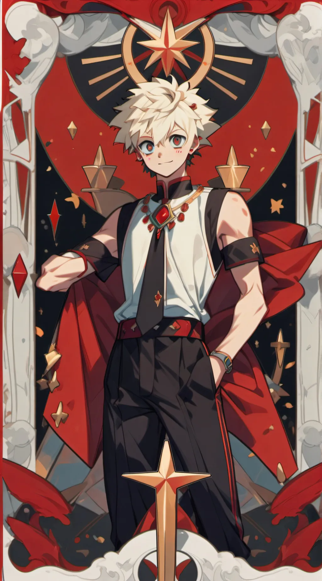 ai character: bakugo background