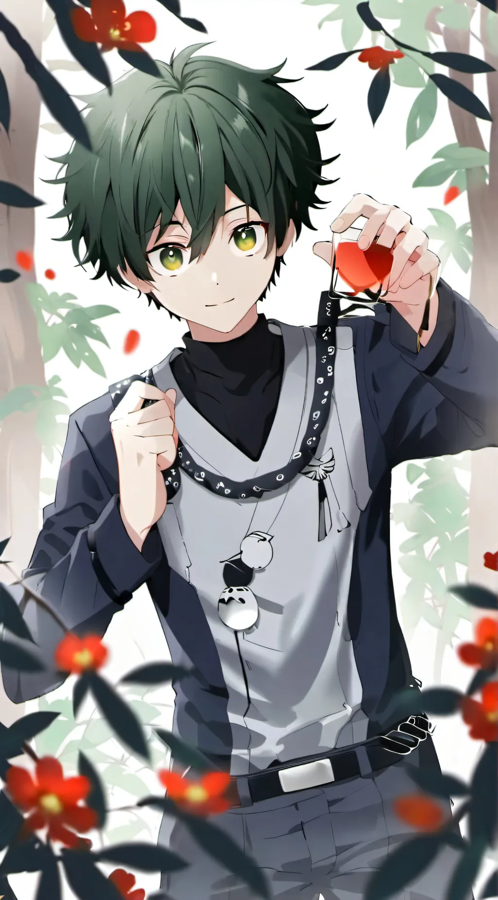 ai character: Deku background