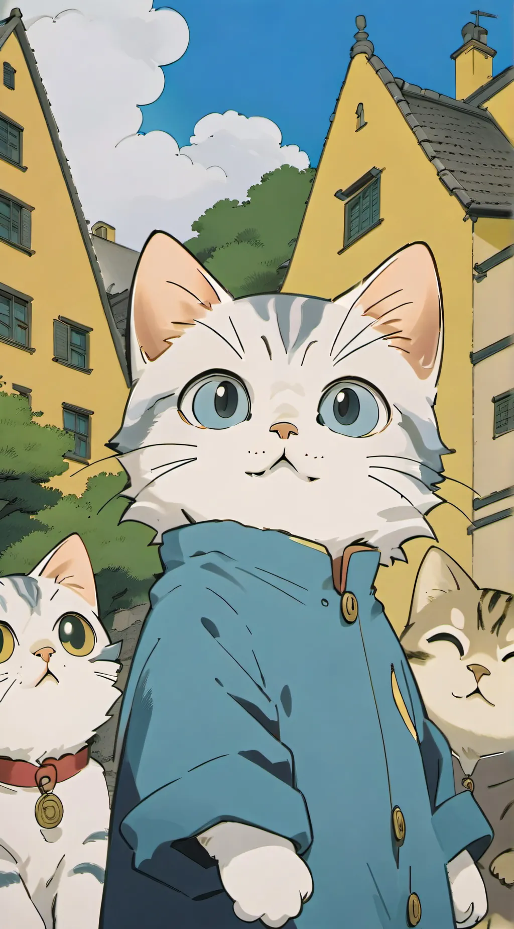 ai character: cat background