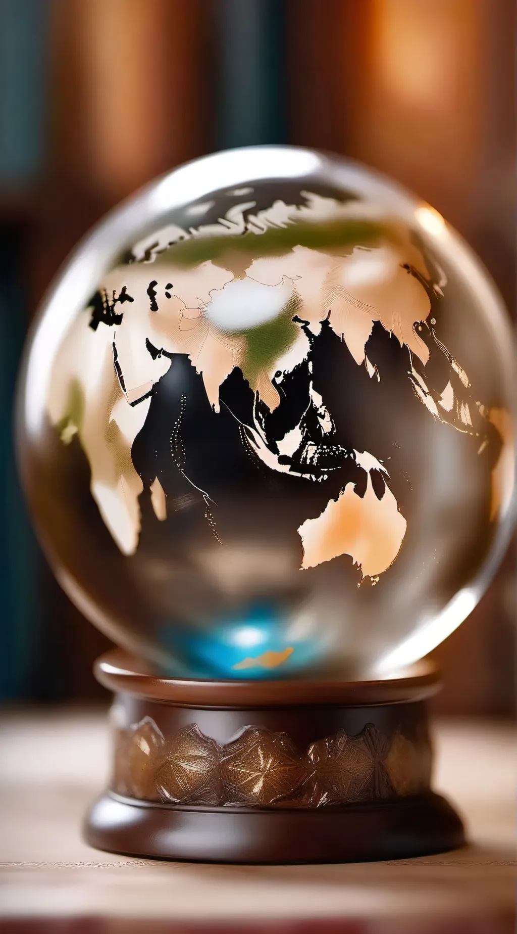 ai character: Future Globe background