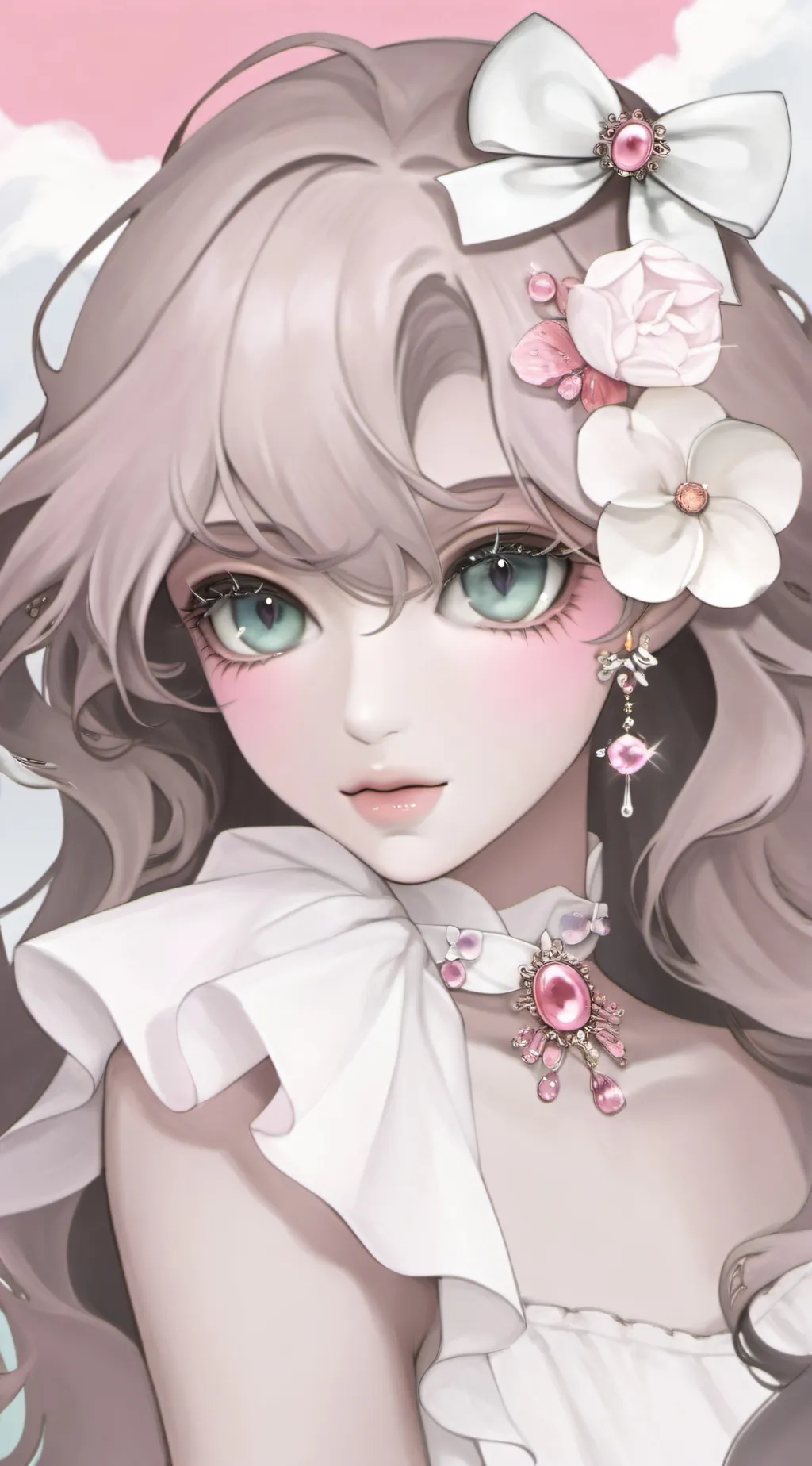 ai character: Cup but fpe! background
