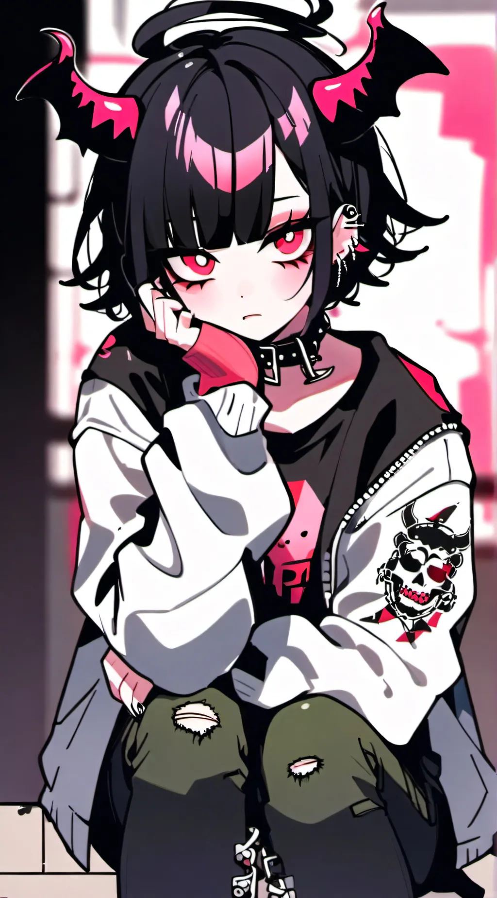 ai character: Raven background